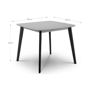 Casa Dining Table – Grey & Black - Living with Luxury