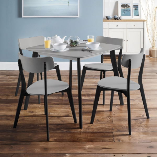 Casa Dining Table – Grey & Black - Living with Luxury
