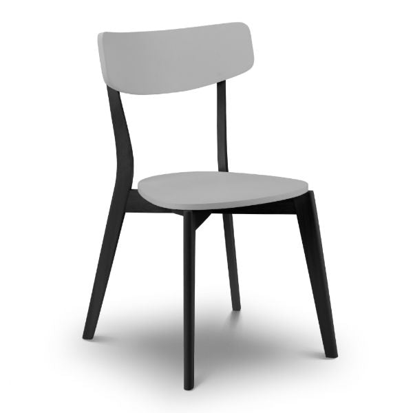 Casa Dining Chair – Grey &amp; Black - Living with Luxury