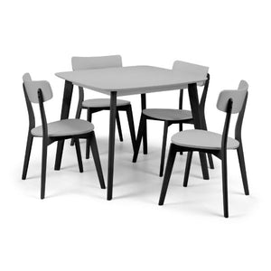 Casa Dining Chair – Grey &amp; Black - Living with Luxury