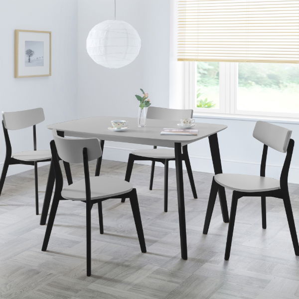 Casa Dining Table – Grey &amp; Black - Living with Luxury