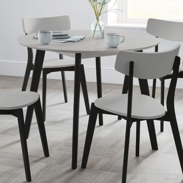 Casa Dining Table – Grey &amp; Black - Living with Luxury