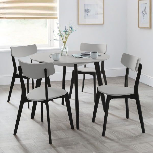 Casa Dining Table – Grey &amp; Black - Living with Luxury
