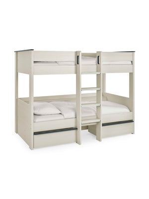 Celeste Bunk Bed with Drawers - Nordic Wood Effect - Living with Luxury