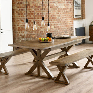 Chatsworth Bench – Reclaimed Wood - Living with Luxury