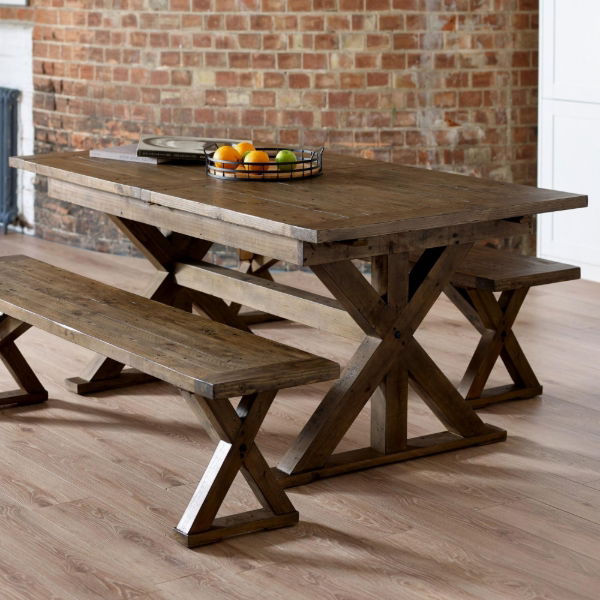 Chatsworth Bench – Reclaimed Wood - Living with Luxury
