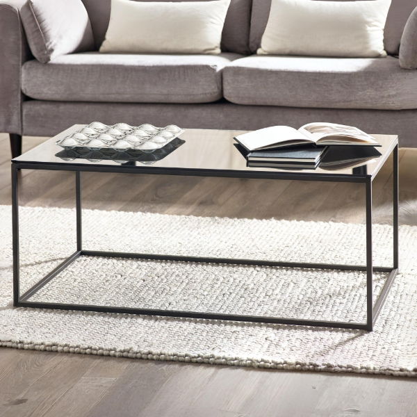 Chicago Smoked Glass Coffee Table – Product Description - Living with Luxury