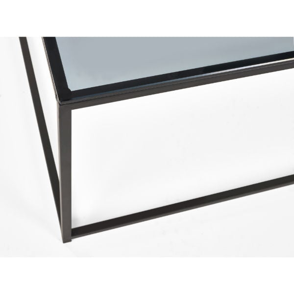 Chicago Smoked Glass Coffee Table – Product Description - Living with Luxury