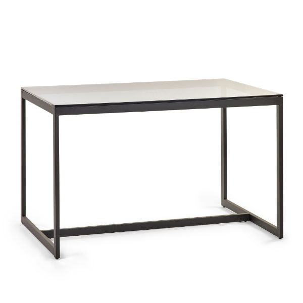 Chicago Smoked Glass Dining Table – Product Description - Living with Luxury