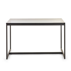 Chicago Smoked Glass Dining Table – Product Description - Living with Luxury