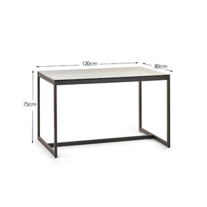 Chicago Smoked Glass Dining Table – Product Description - Living with Luxury