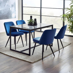 Chicago Smoked Glass Dining Table – Product Description - Living with Luxury