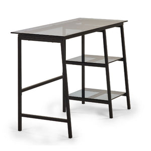Chicago Smoked Glass Square Dining Table – Product Description - Living with Luxury