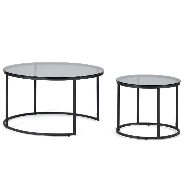 Chicago Smoked Glass Coffee Table – Product Description - Living with Luxury