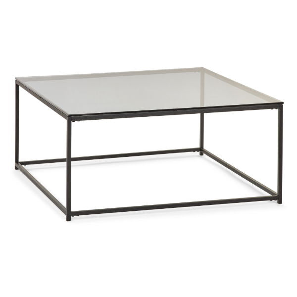 Chicago Square Coffee Table Smoked Glass - Living with Luxury