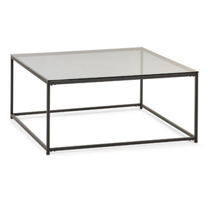 Chicago Square Coffee Table Smoked Glass - Living with Luxury