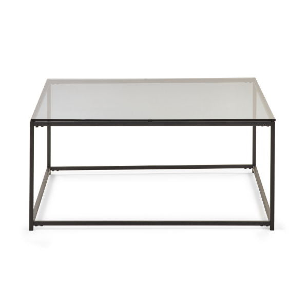 Chicago Square Coffee Table Smoked Glass - Living with Luxury