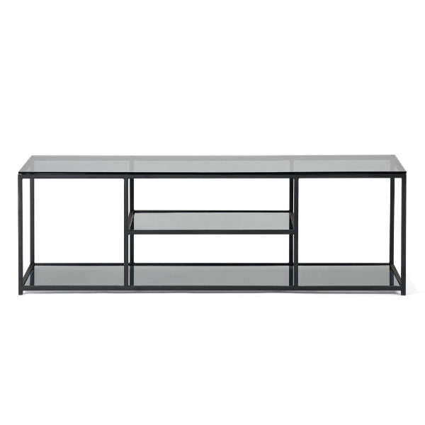 Chicago TV Unit - Smoked Glass - Living with Luxury