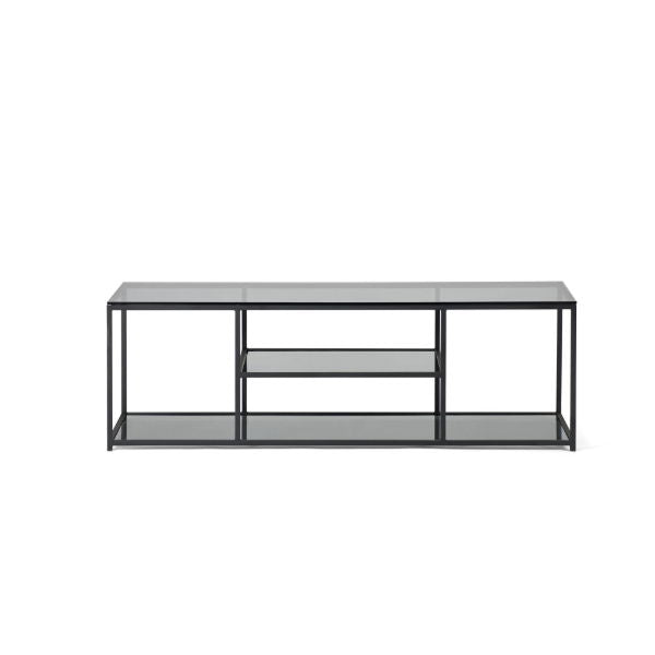 Chicago TV Unit - Smoked Glass - Living with Luxury