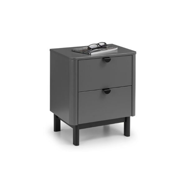 Chloe 2 Drawer Bedside - Living with Luxury
