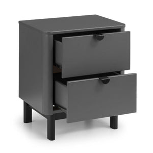 Chloe 2 Drawer Bedside - Living with Luxury