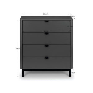 Chloe 4 Drawer Chest - Living with Luxury