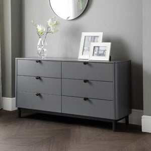 Chloe 6 Drawer Wide Chest - Living with Luxury