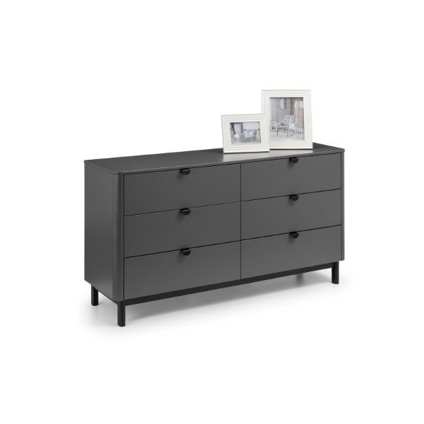 Chloe 6 Drawer Wide Chest - Living with Luxury