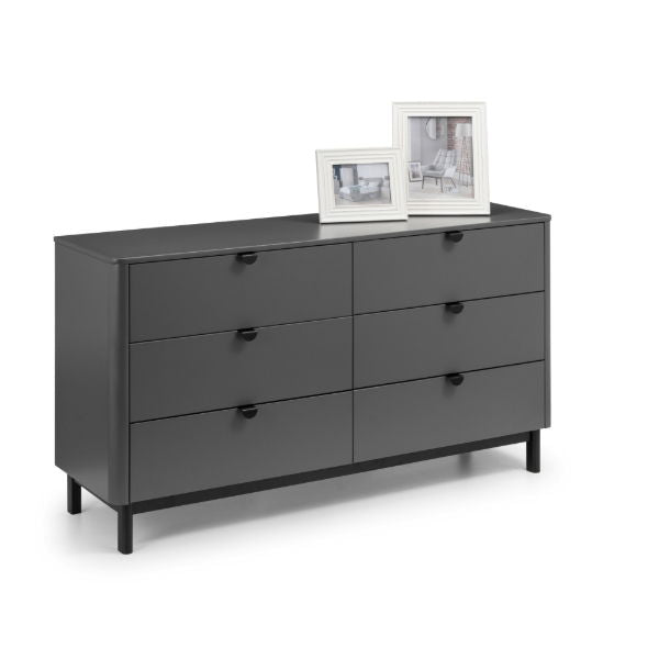 Chloe 6 Drawer Wide Chest - Living with Luxury