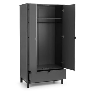Chloe 2 Door 1 Drawer Wardrobe - Living with Luxury