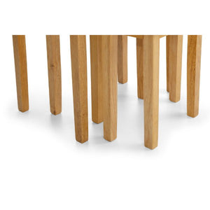 Cleo Nest of Tables Natural Oak Finish - Living with Luxury