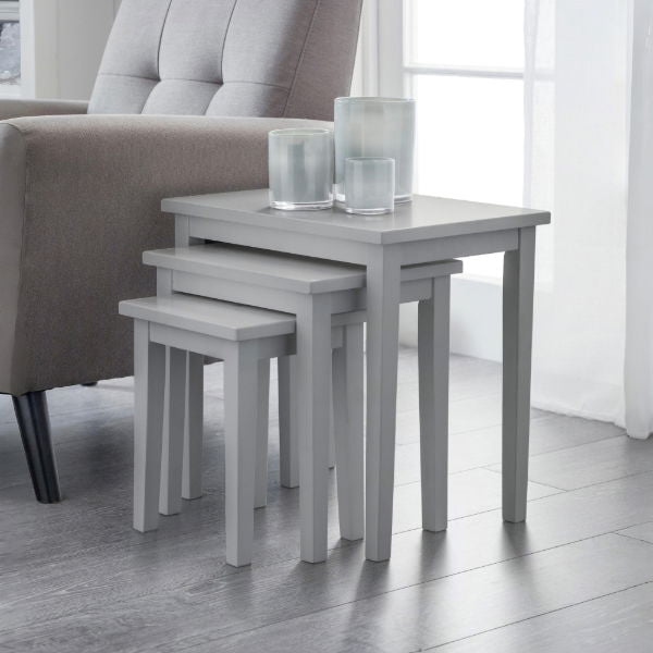 Cleo Nest of Tables Grey - Living with Luxury