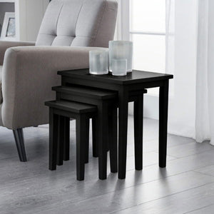 Cleo Nest of Tables Black - Living with Luxury