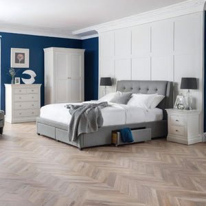Clermont 4+3 Drawer Chest Surf White - Living with Luxury