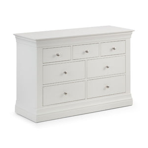 Clermont 4+3 Drawer Chest Surf White - Living with Luxury