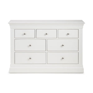 Clermont 4+3 Drawer Chest Surf White - Living with Luxury