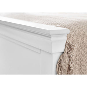 Clermont 135cm Double Bed Surf White - Living with Luxury