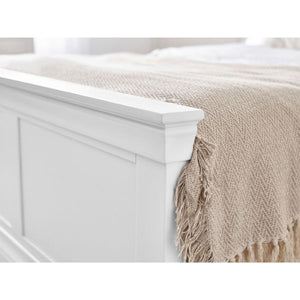 Clermont 135cm Double Bed Surf White - Living with Luxury