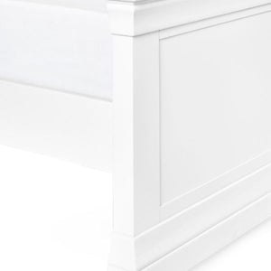 Clermont 135cm Double Bed Surf White - Living with Luxury