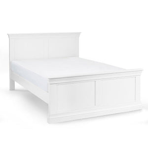 Clermont 135cm Double Bed Surf White - Living with Luxury