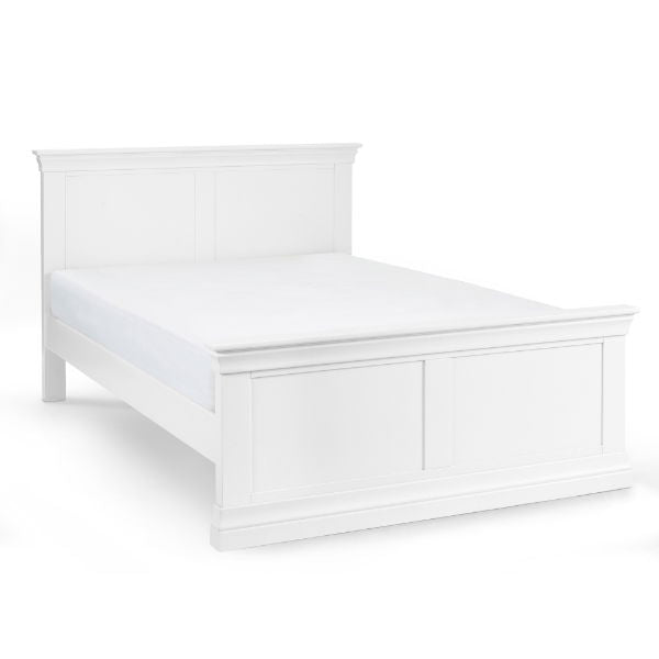 Clermont 135cm Double Bed Surf White - Living with Luxury