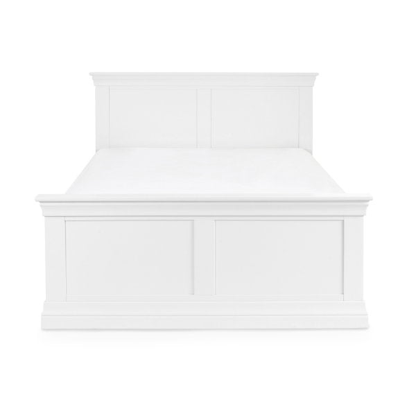 Clermont 135cm Double Bed Surf White - Living with Luxury
