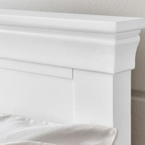 Clermont 135cm Double Bed Surf White - Living with Luxury