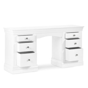 CLERMONT DRESSING TABLE - SURF WHITE - Living with Luxury