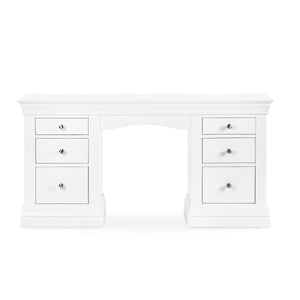 CLERMONT DRESSING TABLE - SURF WHITE - Living with Luxury