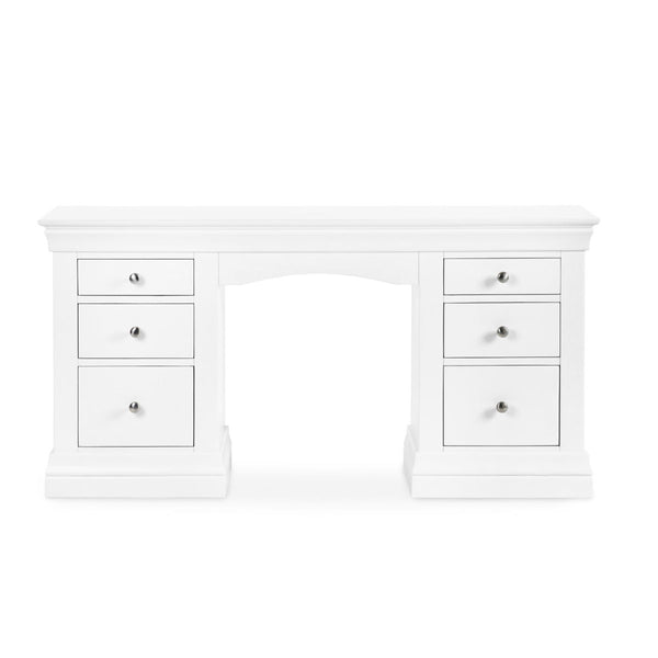 CLERMONT DRESSING TABLE - SURF WHITE - Living with Luxury