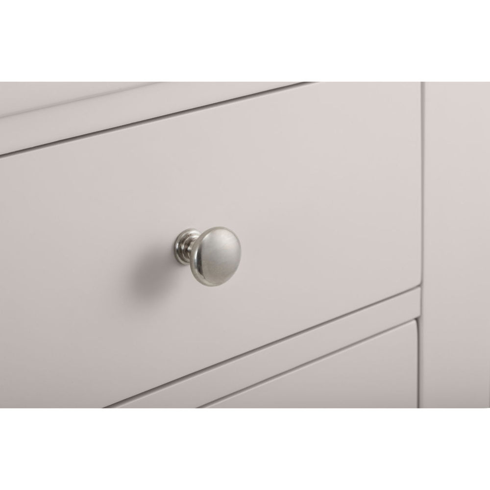 CLERMONT 2 DRAWER BEDSIDE - LIGHT GREY - Living with Luxury