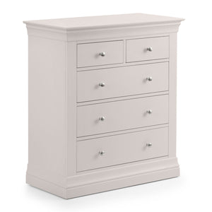 CLERMONT 4+3 DRAWER CHEST - LIGHT GREY - Living with Luxury