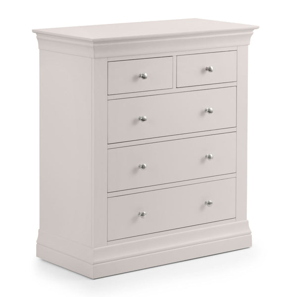 CLERMONT 4+3 DRAWER CHEST - LIGHT GREY - Living with Luxury
