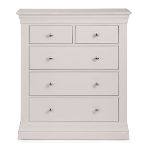 CLERMONT 4+3 DRAWER CHEST - LIGHT GREY - Living with Luxury